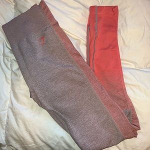Coral Ombré Gymshark Leggings